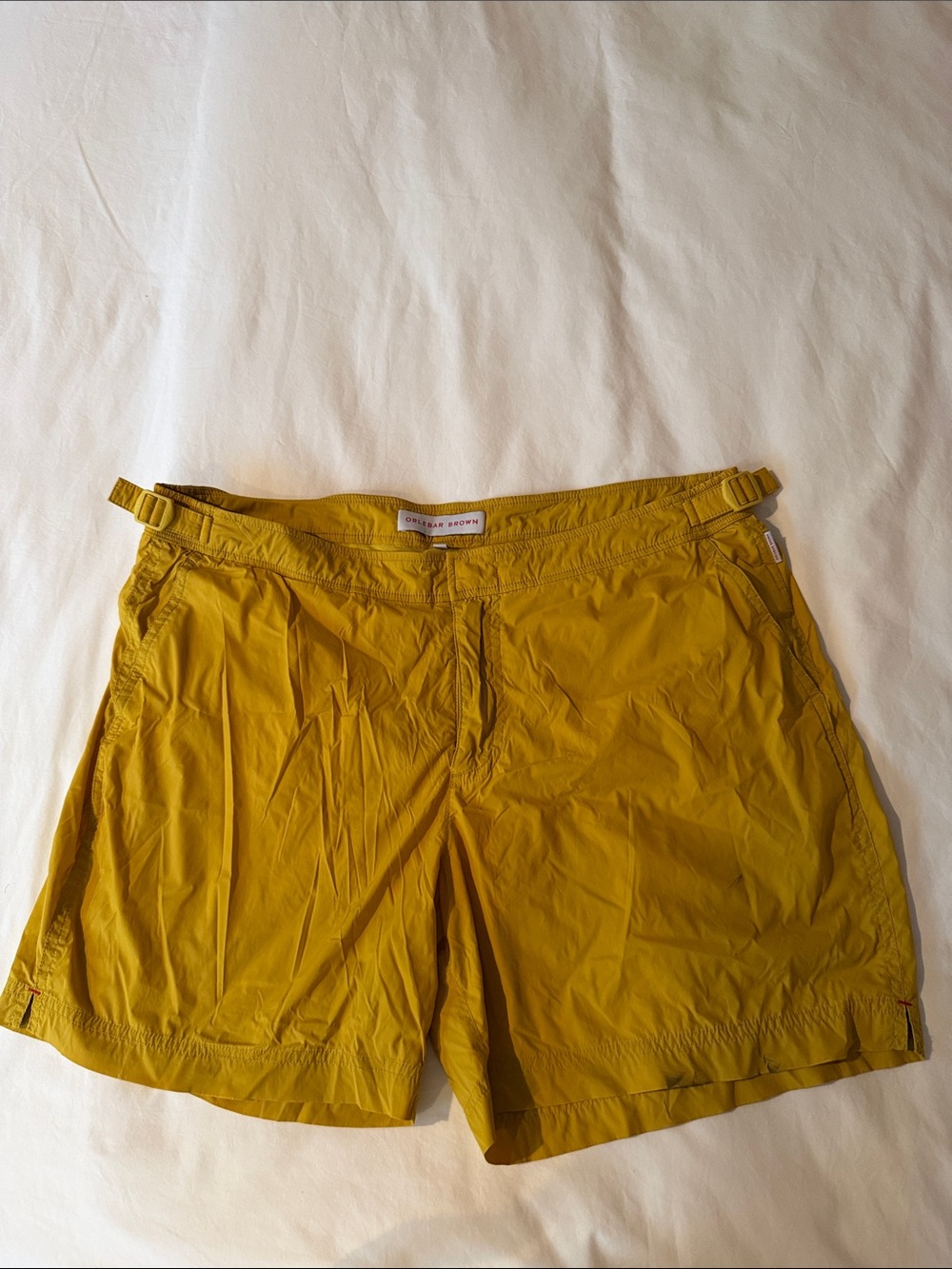 Orlebar Brown Mustard Yellow Men's Swim Trunks